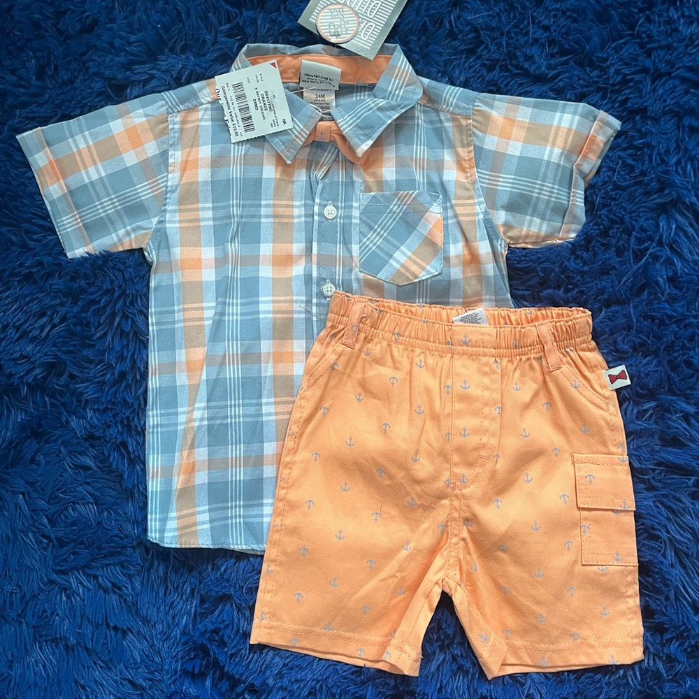 NWT 3 Piece 24M Boys outfit